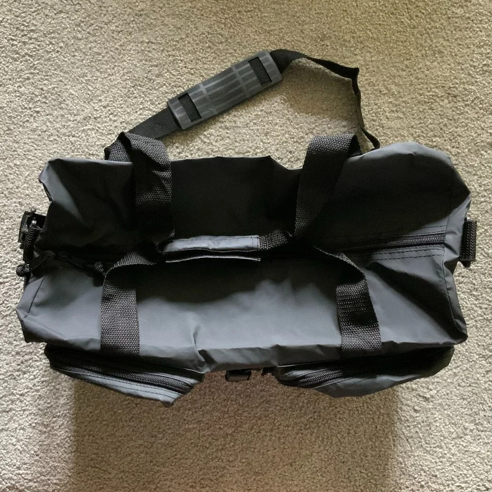 TV Guide Logoed Black Duffel Bag. NWOT
